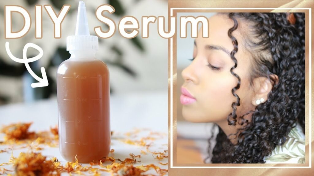 Homemade Hair Serum for Curly Hair