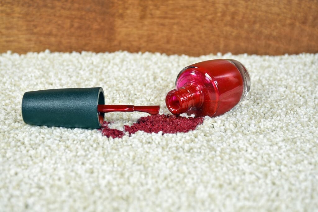 How to Get Dried Black Nail Polish Out of Carpet