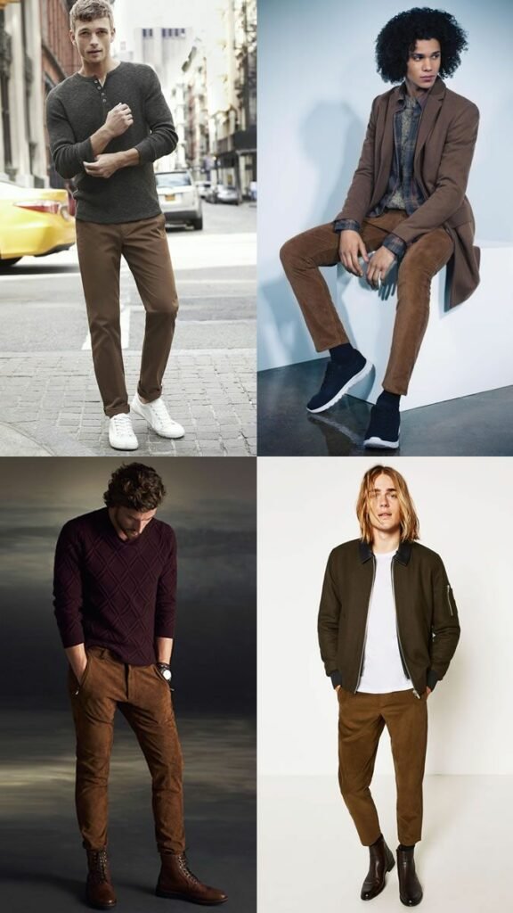 What to Wear With Brown Pants Men