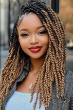 32 Stunning Big Twist Braids Hairstyles to Elevate Your Look - The
