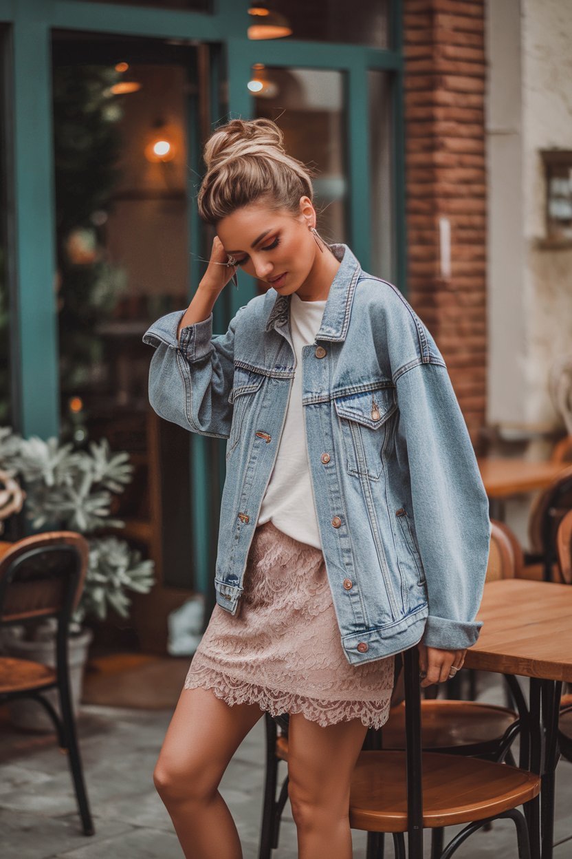 14 Lace Skirt Outfits That Are Chic, Trendy, and Effortless - The ...