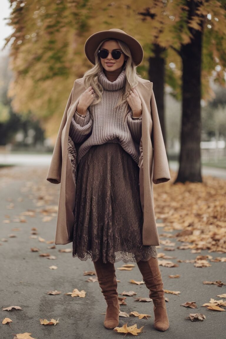 14 Lace Skirt Outfits That Are Chic, Trendy, and Effortless - The ...