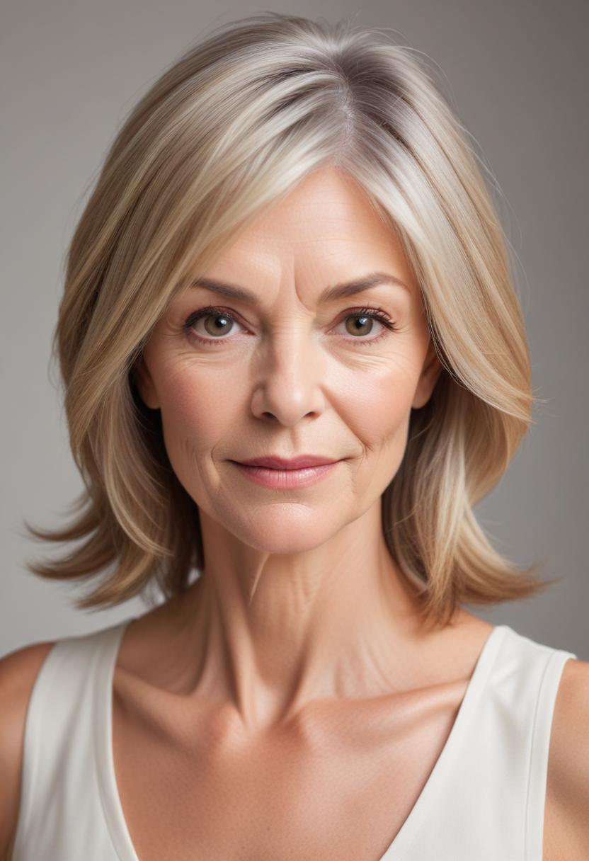 Butterfly cut — The viral 2026 cut, perfect for women over 50 because it's specifically designed to add lift at the crown.