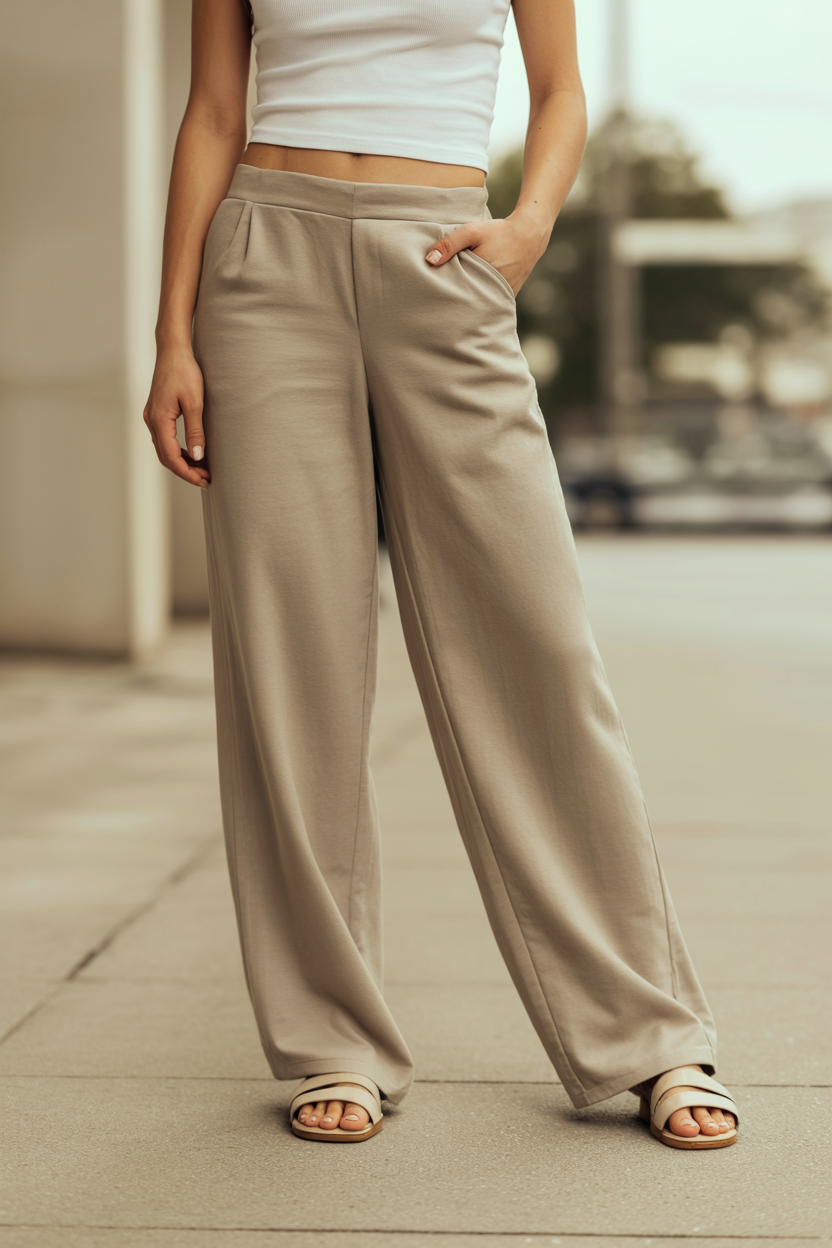 Wide-Leg Linen Pants + Tank nail design — As comfortable as sweatpants and looks nothing like sweatpants.