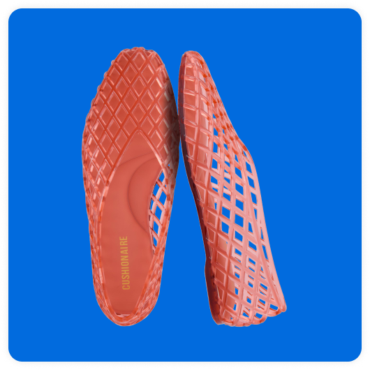 CUSHIONAIRE Modern Lattice Ballet Flats