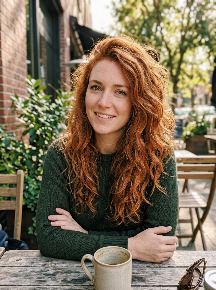 Copper Auburn hair color