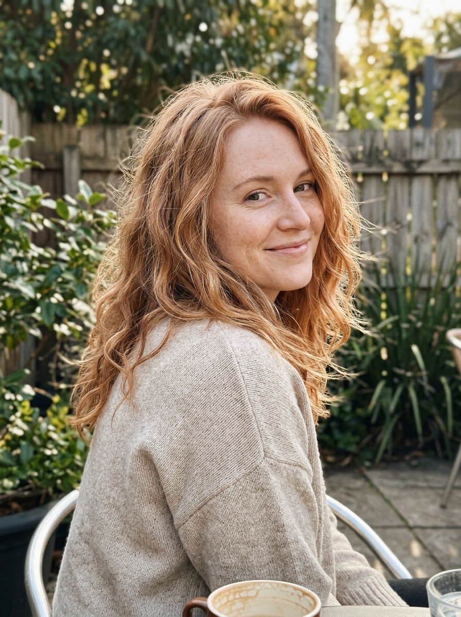 Strawberry Auburn hair color