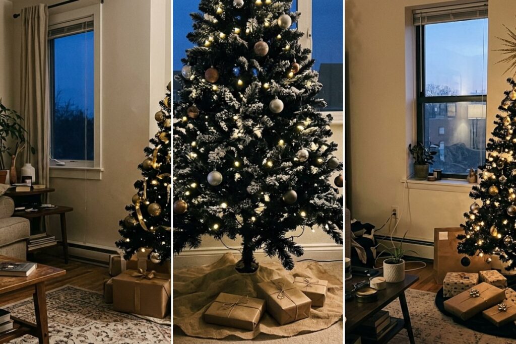 20 Black Christmas Tree Ideas for a Moody, Elegant Holiday