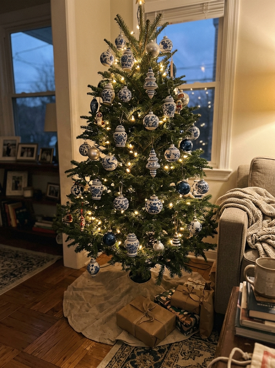 Blue Chinoiserie Tree