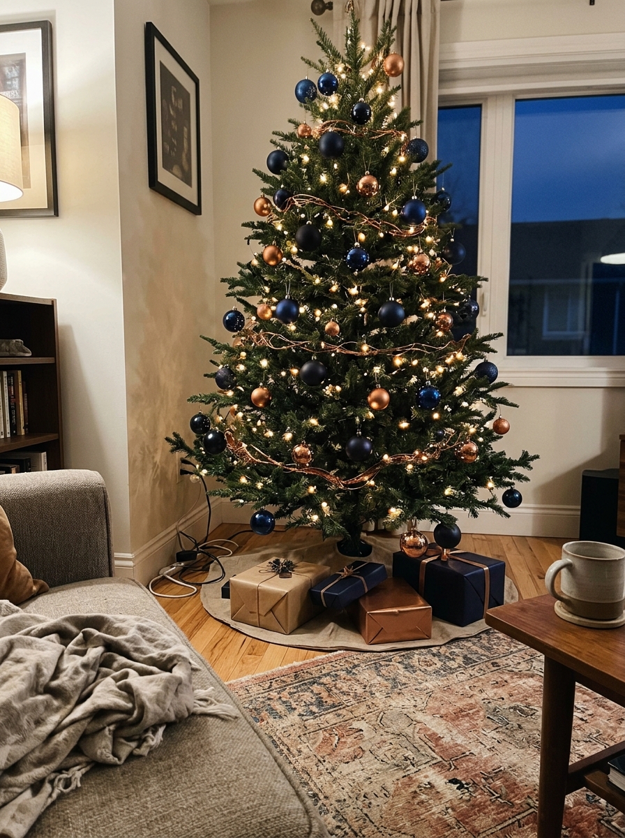 Blue and Copper Tree