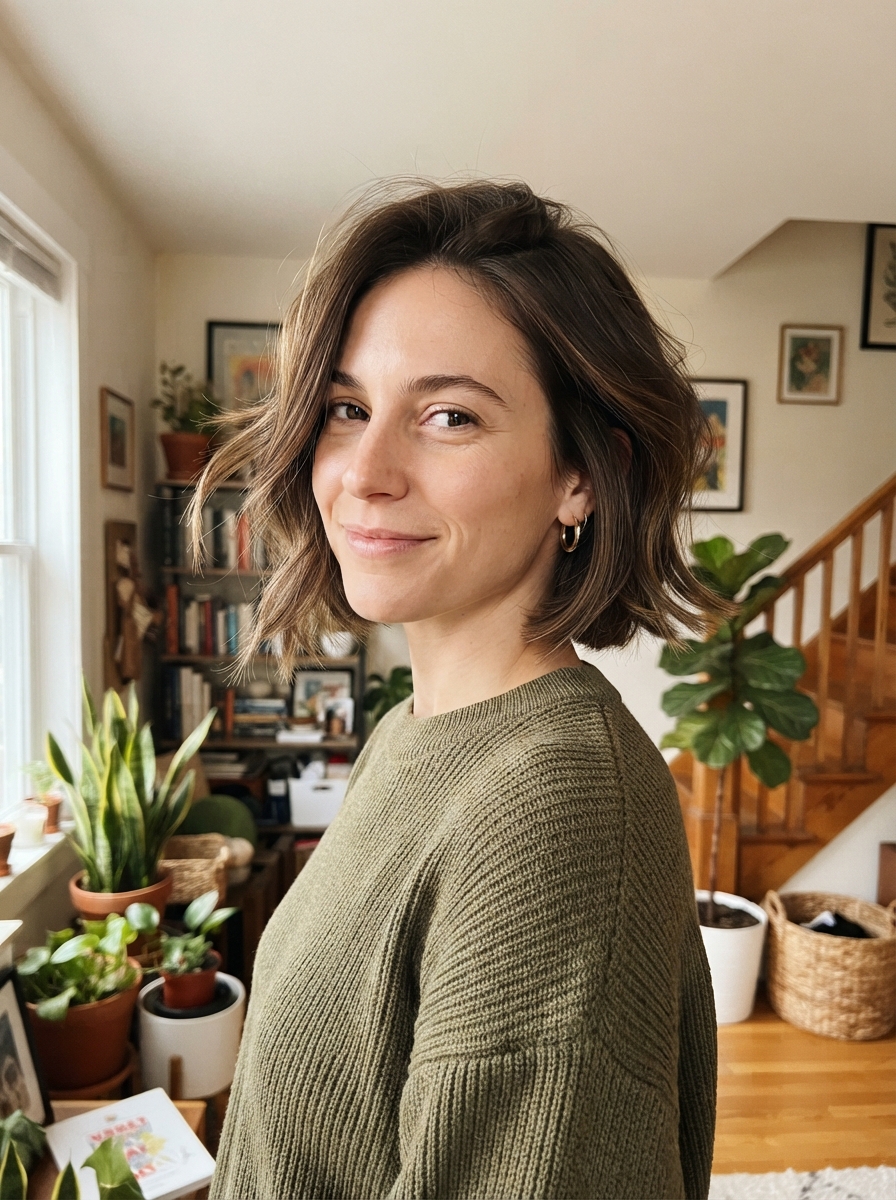 Italian bob for fine thin hair