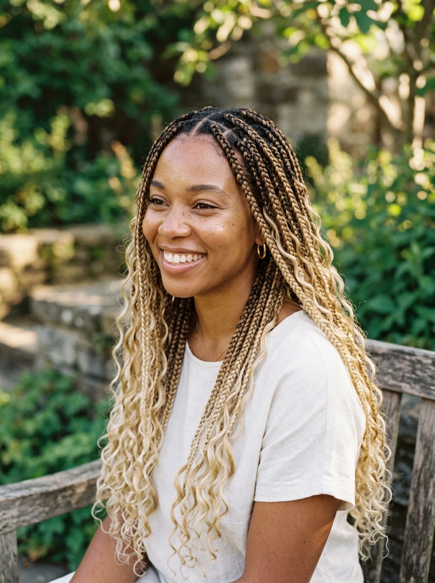 27/613 ombre boho braids