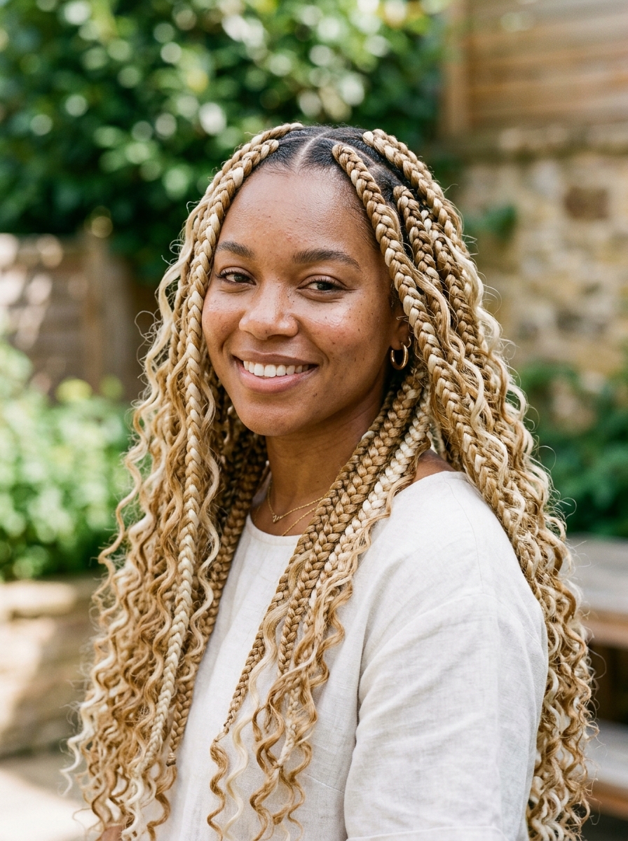 27/613 chunky braids