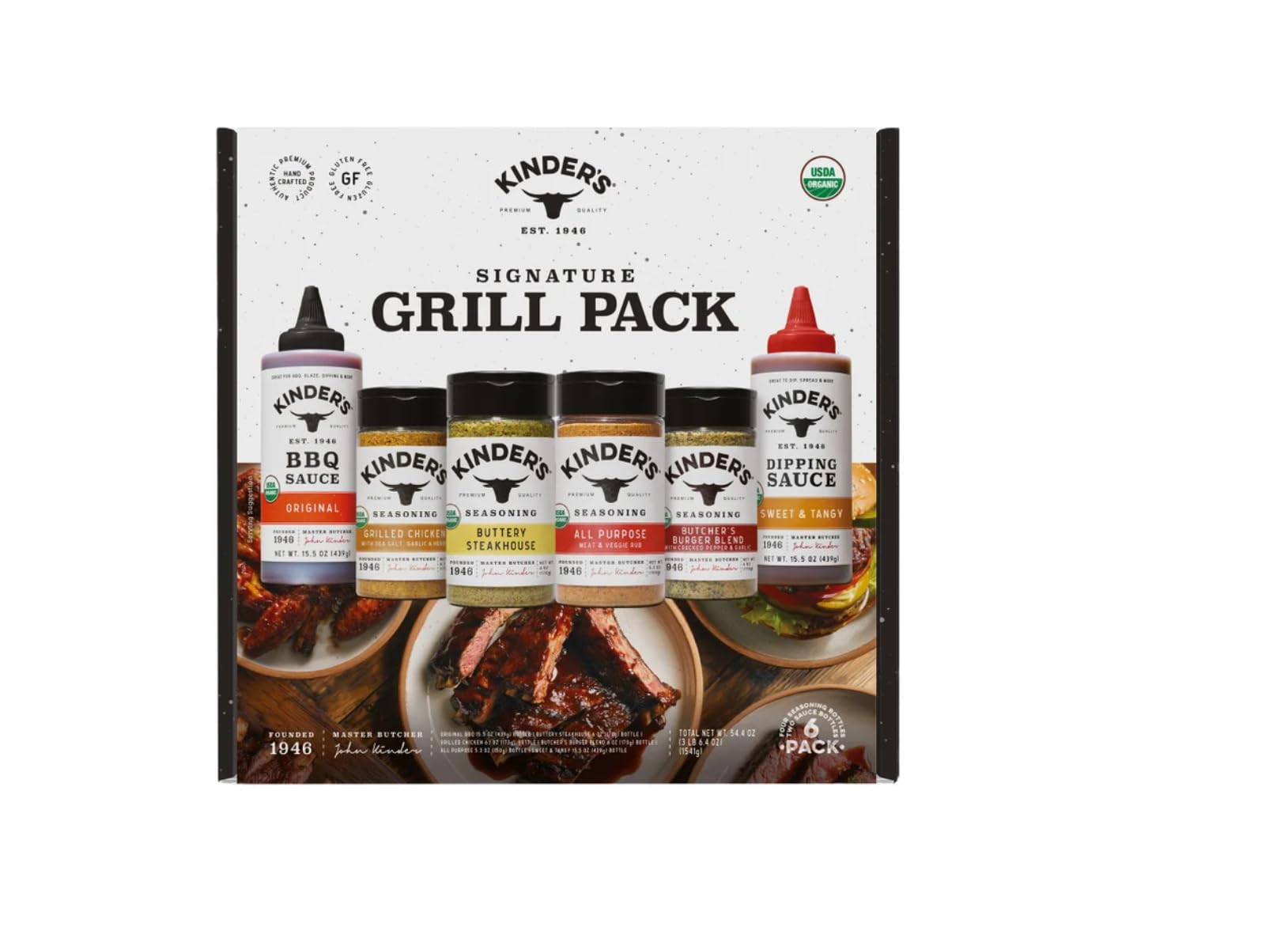 Kinder's Organic Signature Grill Seasoning Set