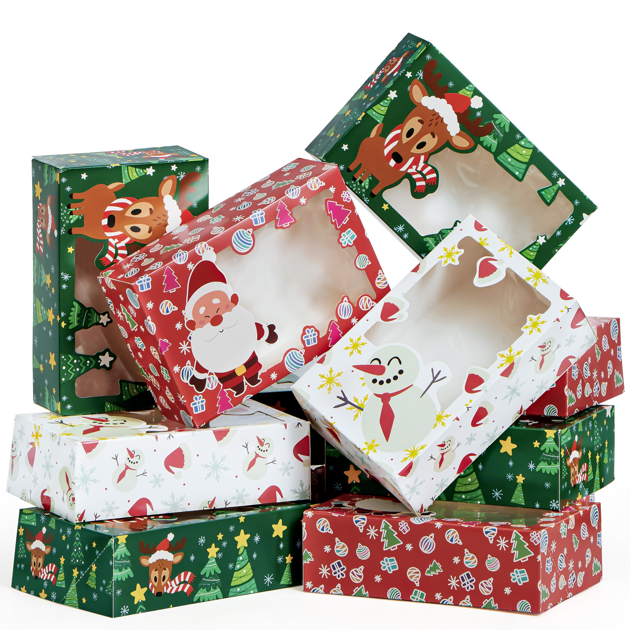 JOYIN Christmas Foil Treat Boxes