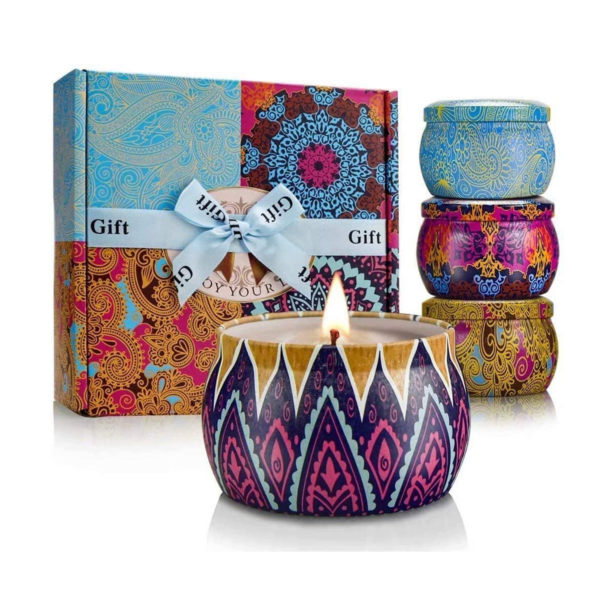 Scented Candles Gift Set, 4 Pack