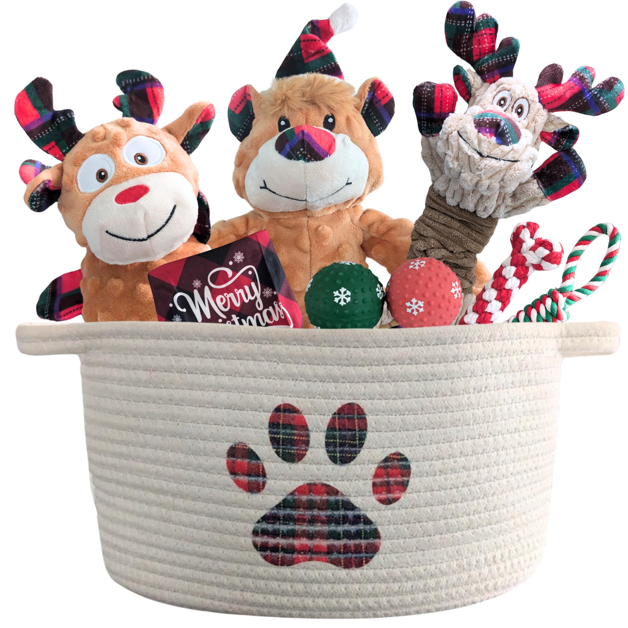 Christmas Dog Gift Basket