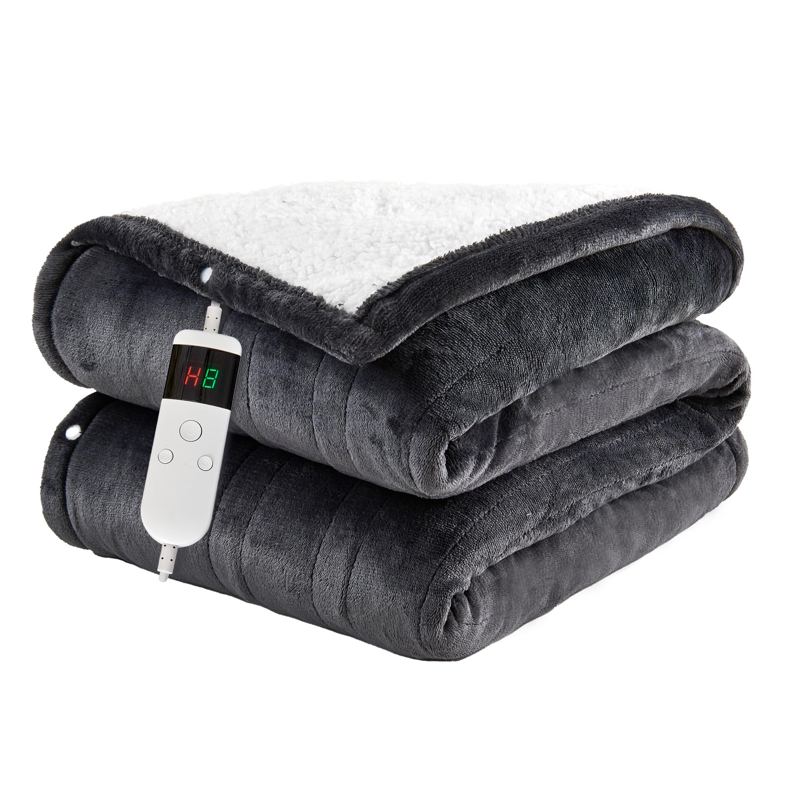 Heated Electric Throw Blanket, 50" x 60"