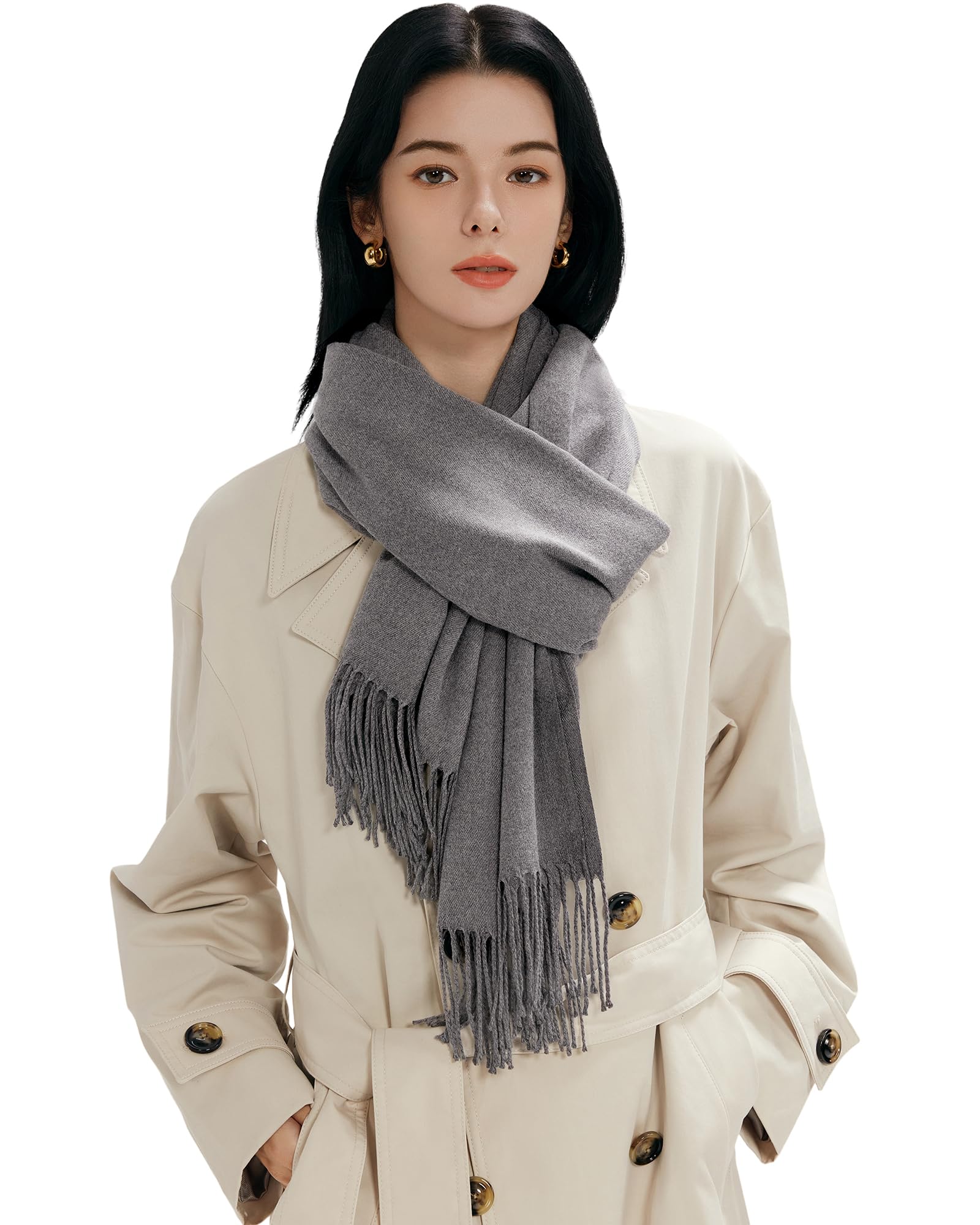 Women's Cashmere-Feel Scarf Shawl Wrap