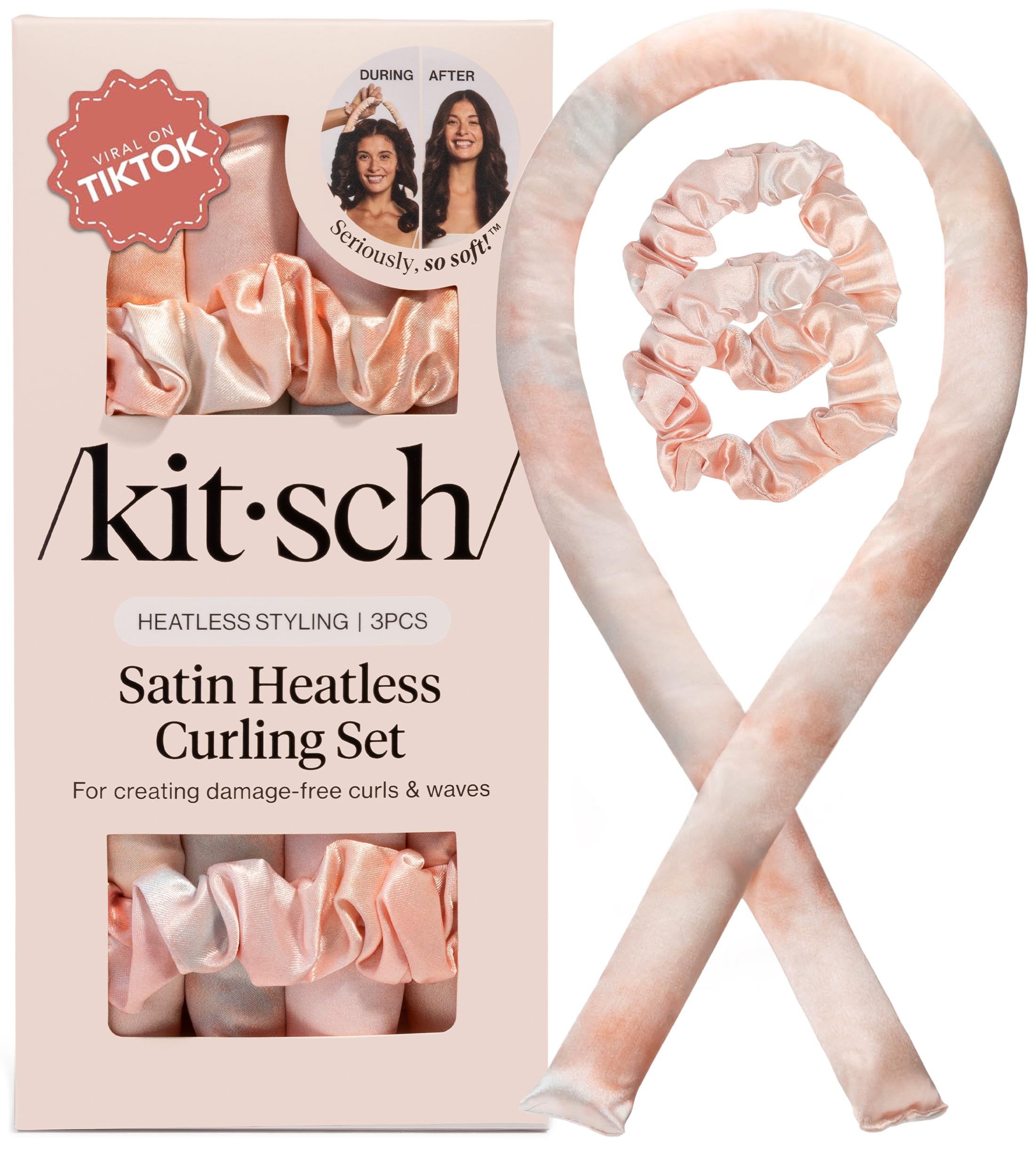 Kitsch Satin Heatless Curls Overnight Set