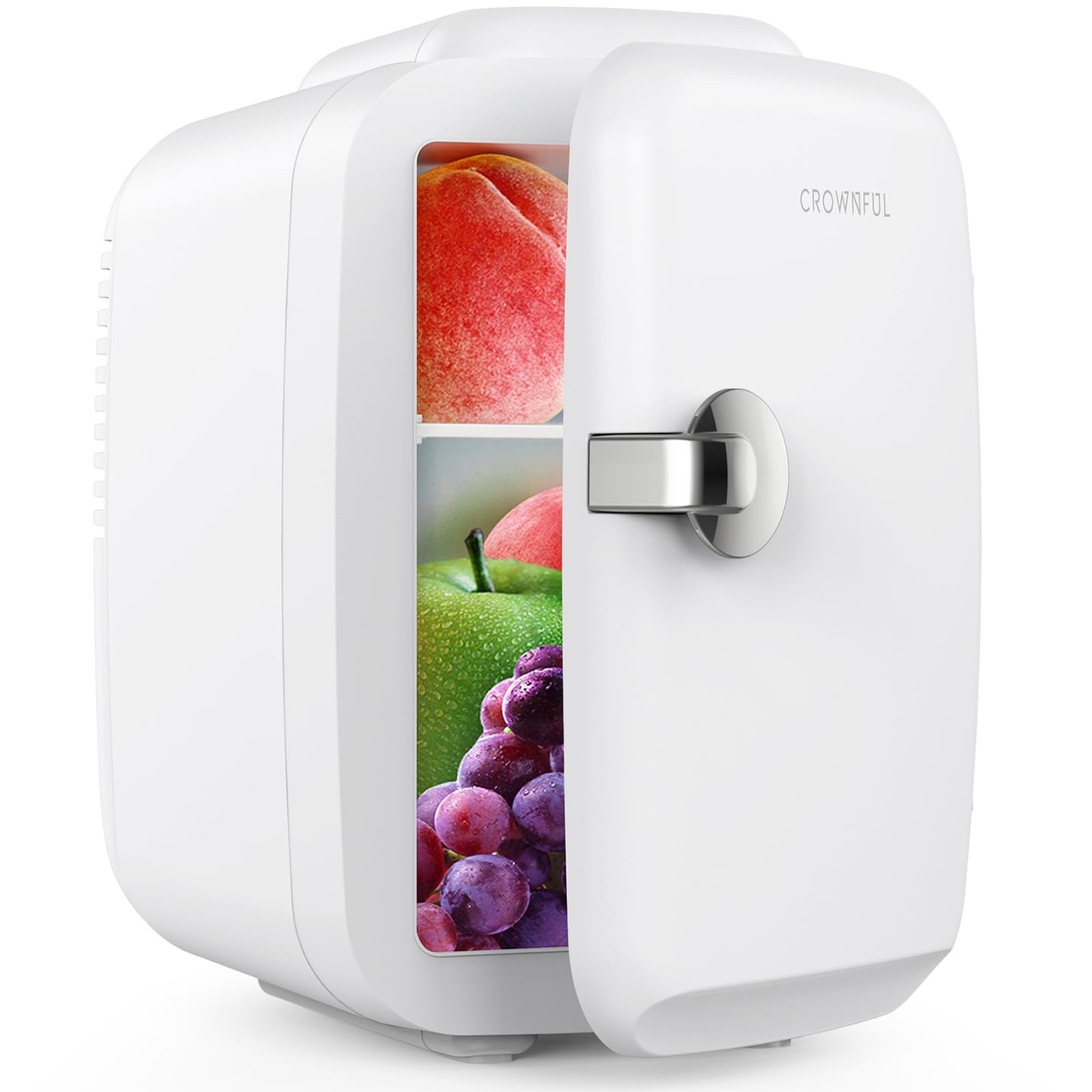 CROWNFUL Mini Fridge, 4 Liter