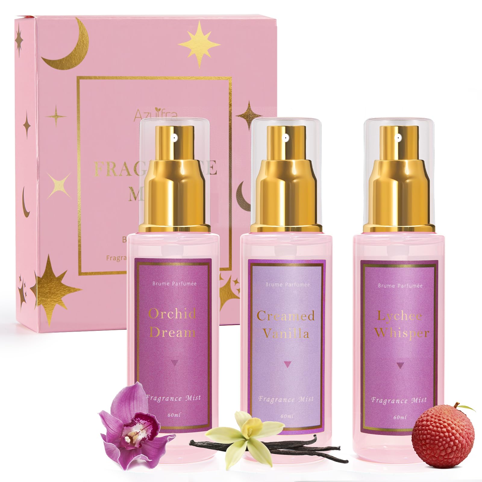 Azulfra Body Spray for Women, 3 Pack