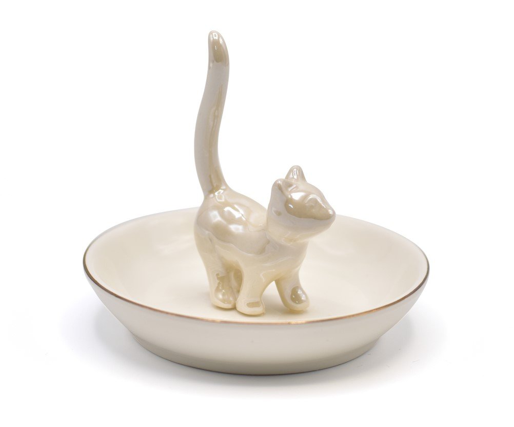 ROSA&ROSE Cat Ring Holder Trinket Dish