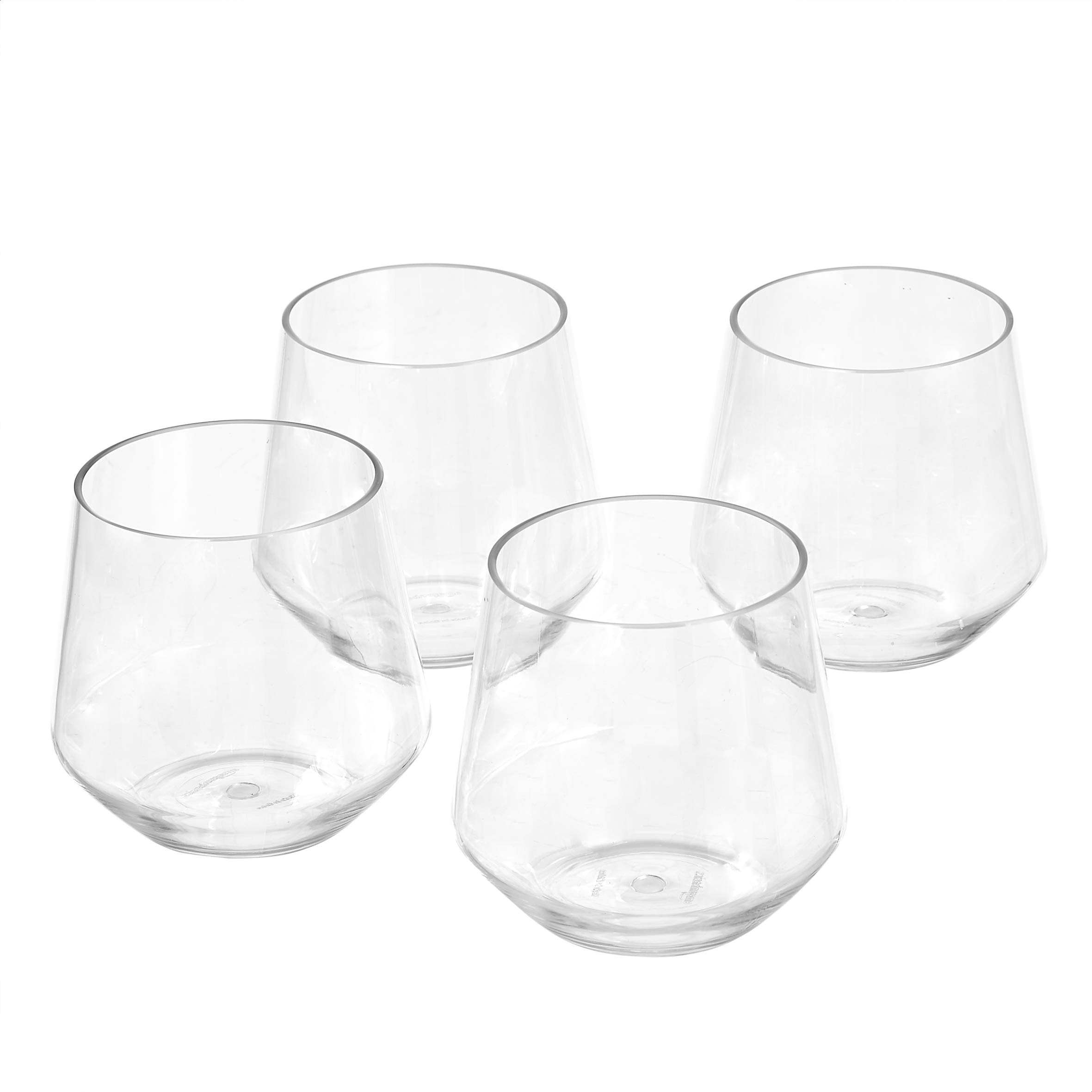 Amazon Basics Tritan Stemless Glasses