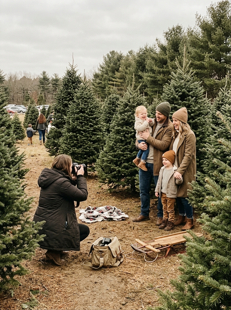 Christmas Tree Farm Session