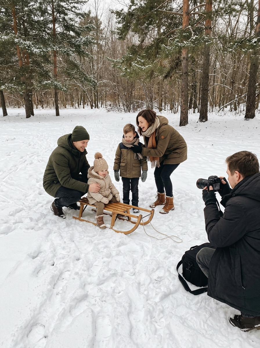 Snowy Outdoor Session