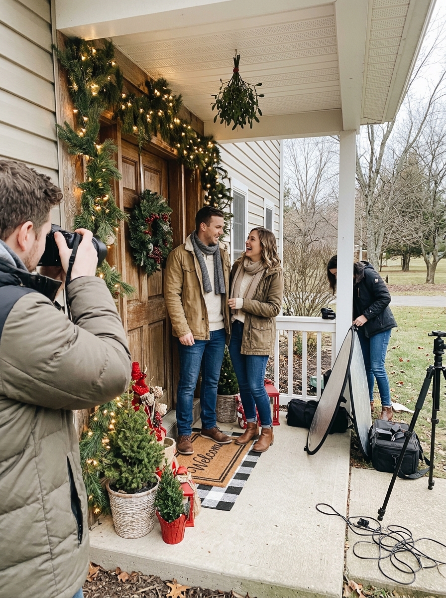 Couples Mistletoe Session