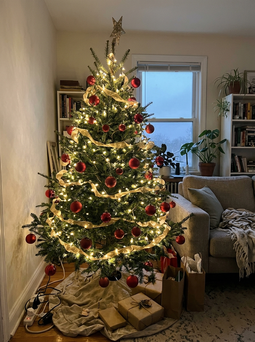 Classic Red and Gold Tree