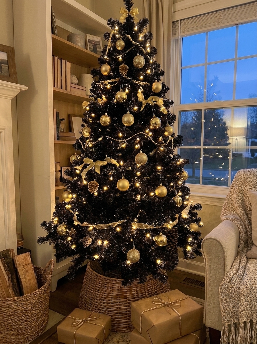 Black and Gold Tree