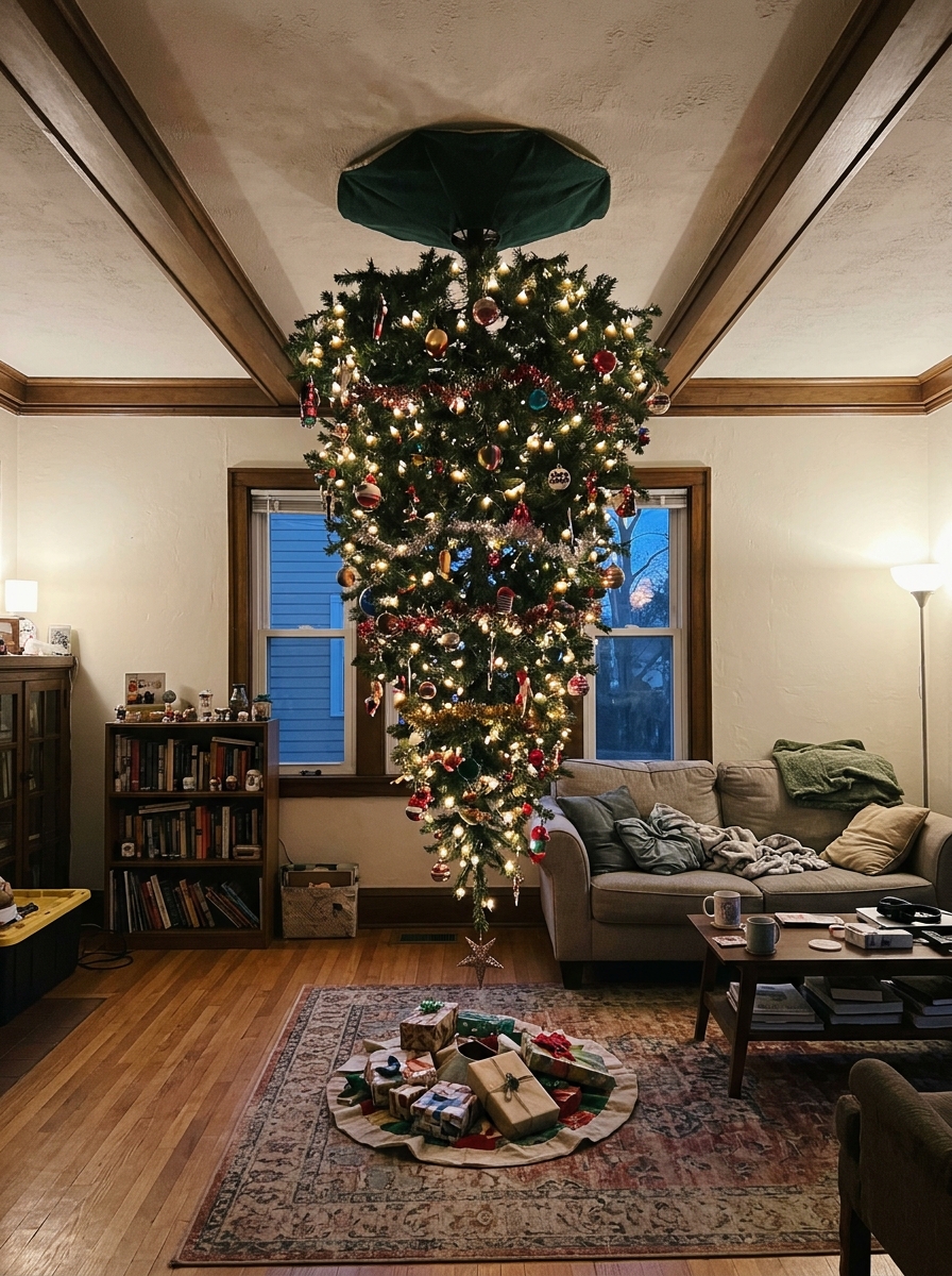 Upside-Down Christmas Tree