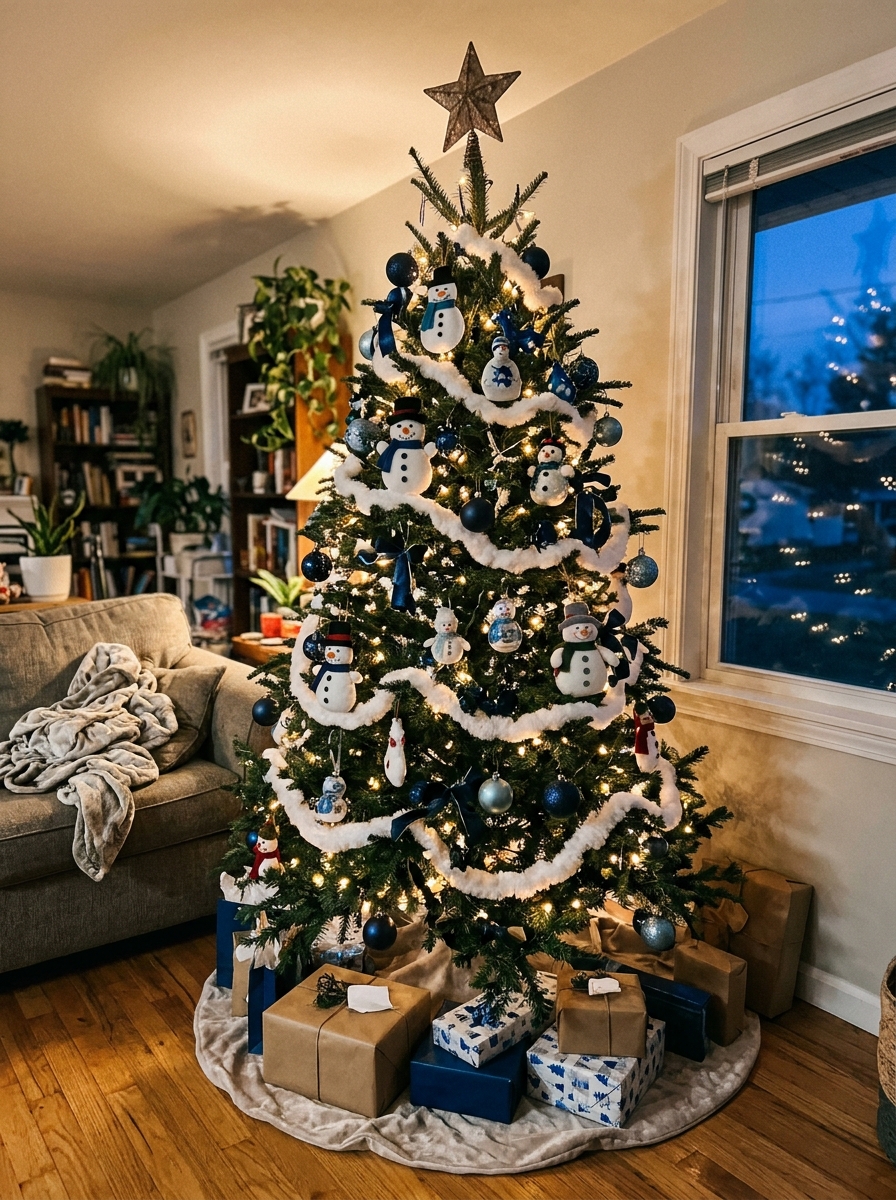 Snowman Themed Tree