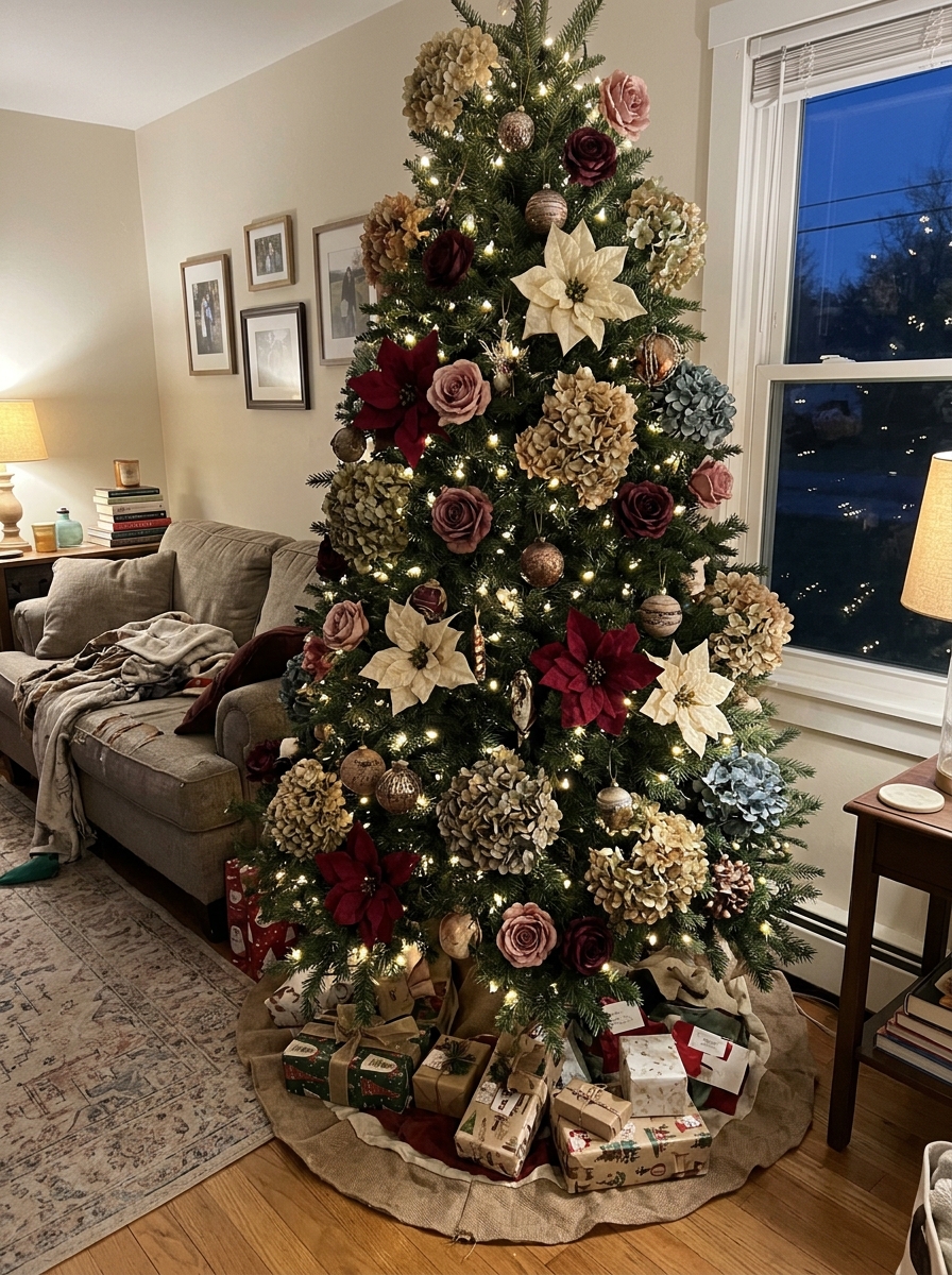 Flower Christmas Tree