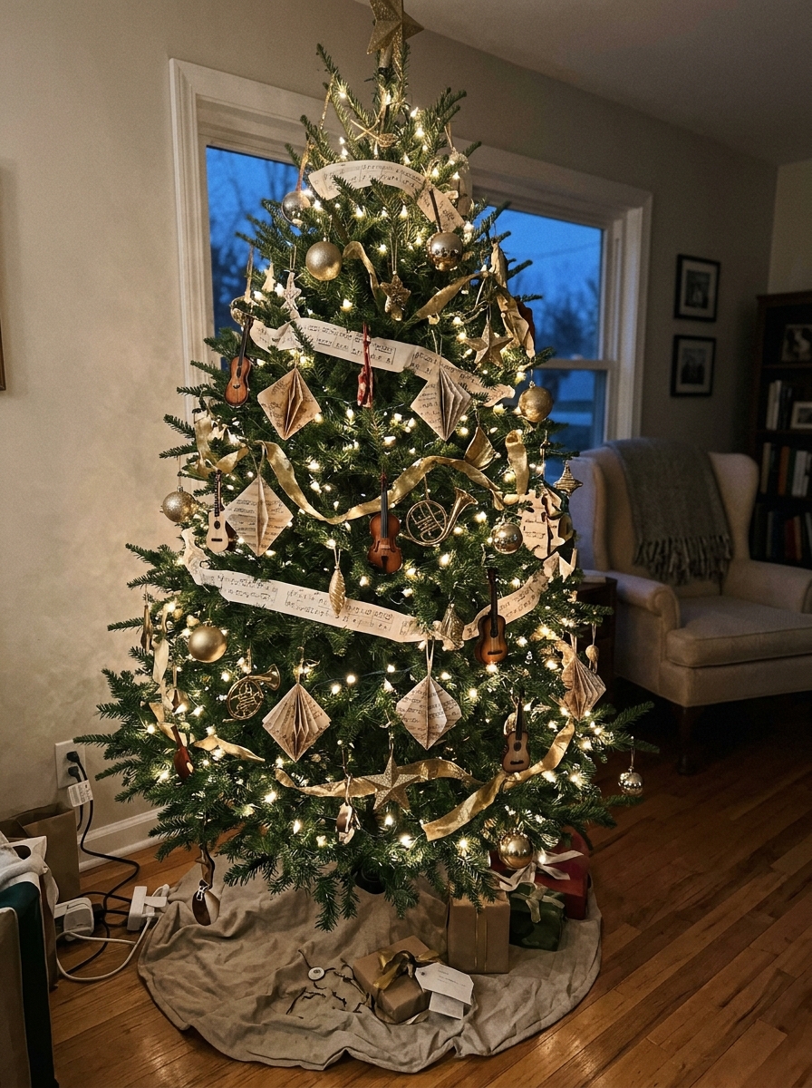 Music-Themed Tree
