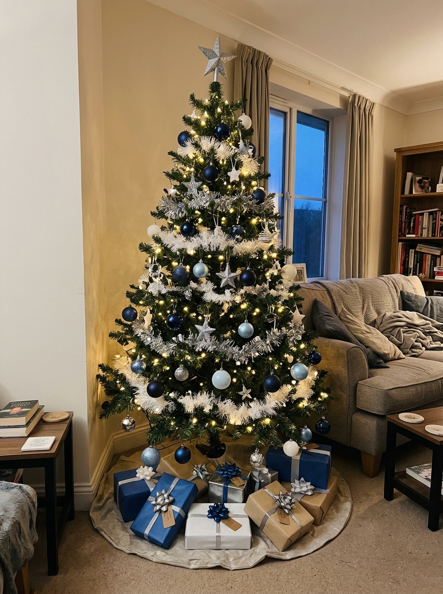 Hanukkah and Christmas Blended Tree
