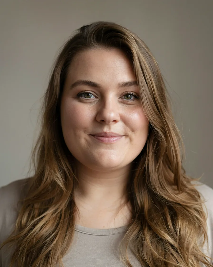 Beach Waves That Start Below the Chin hairstyle for a chubby face