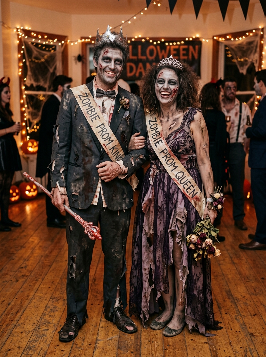 Zombie [Anything] couples Halloween costume idea
