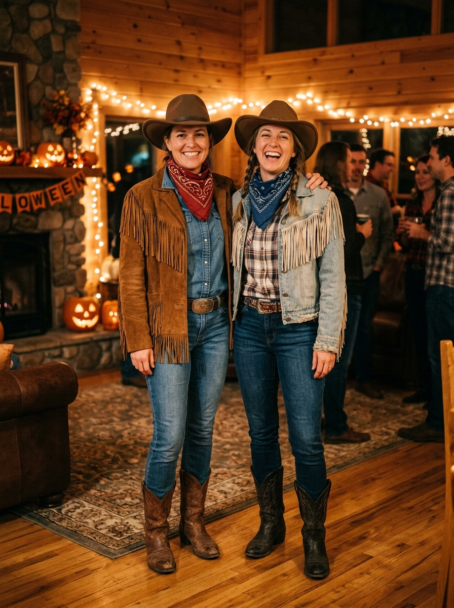 Two Cowboys couples Halloween costume idea