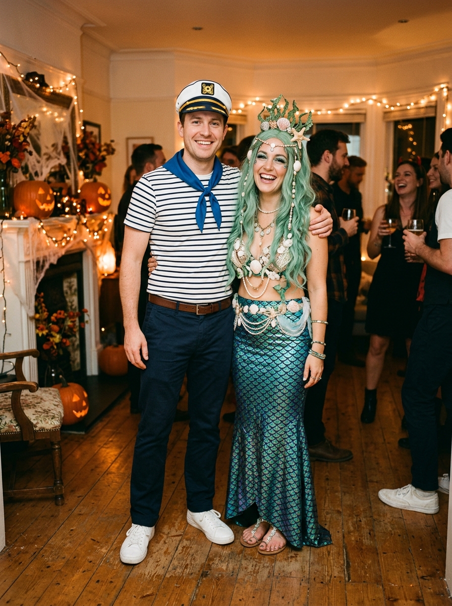 Sailor & Siren couples Halloween costume idea