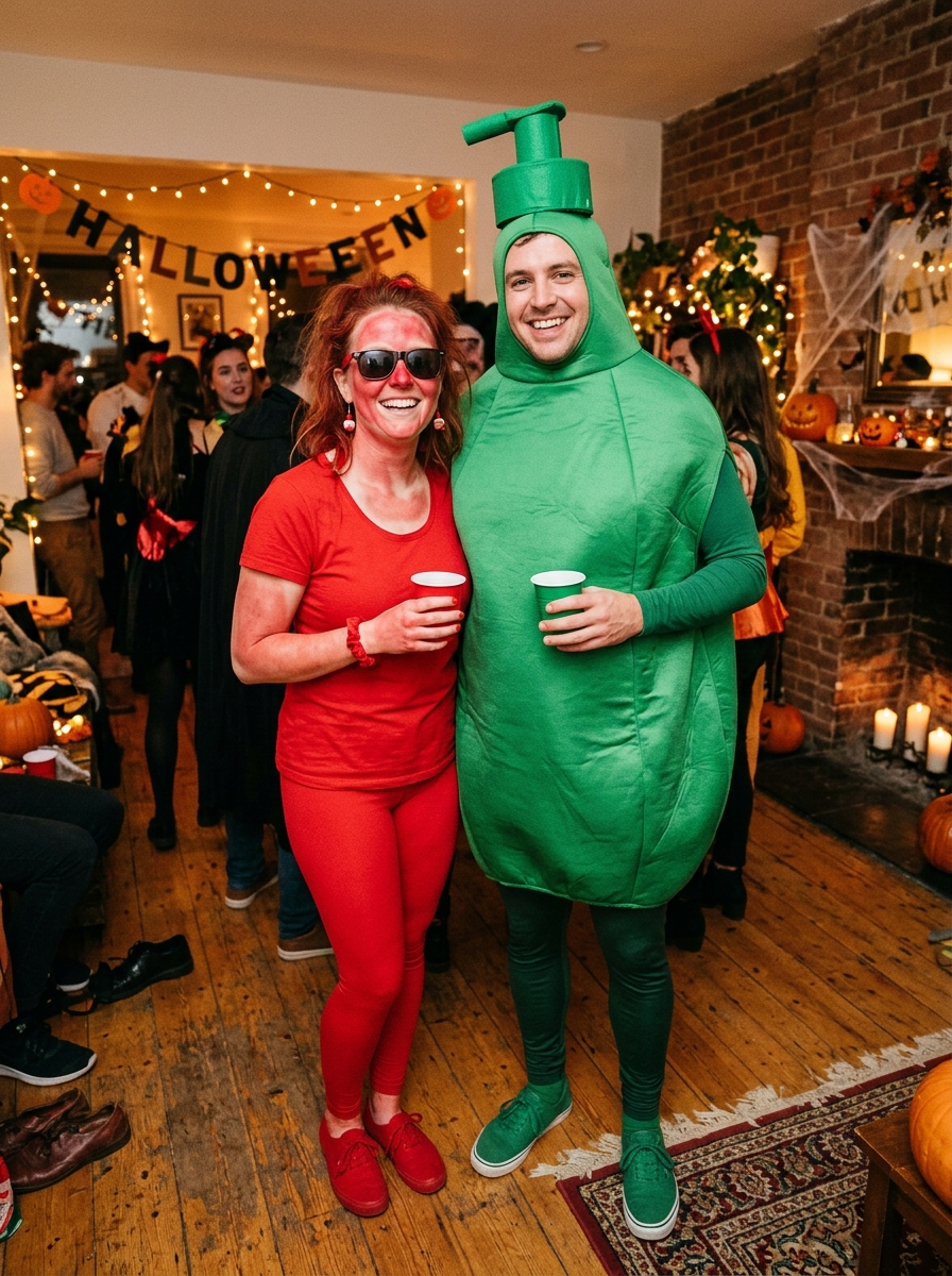 Sunburn & Aloe couples Halloween costume idea