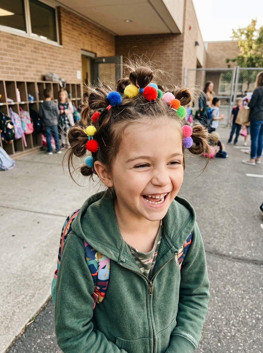 Pom-Pom Hair