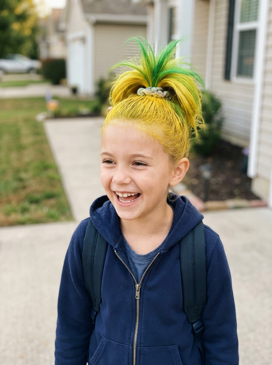 Pineapple Ponytail