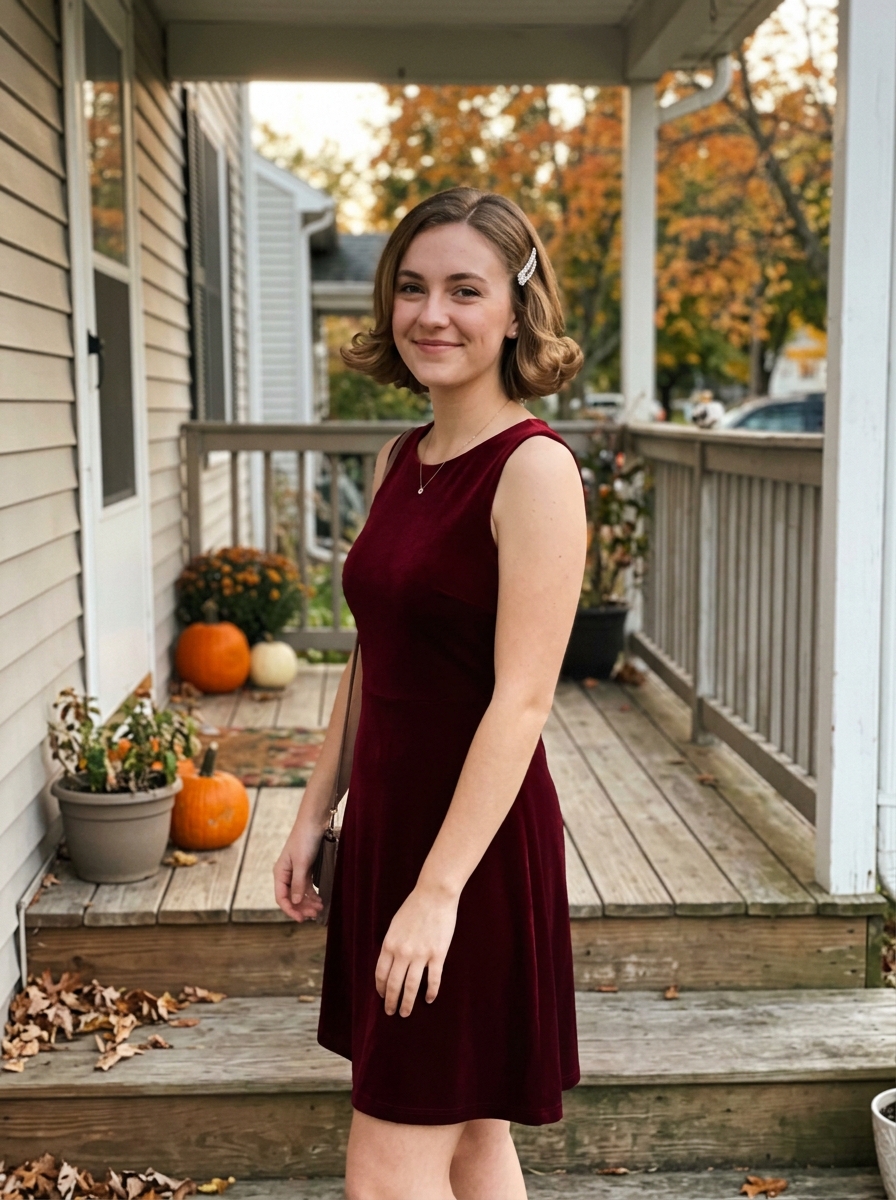 Short Hair With Curled Ends