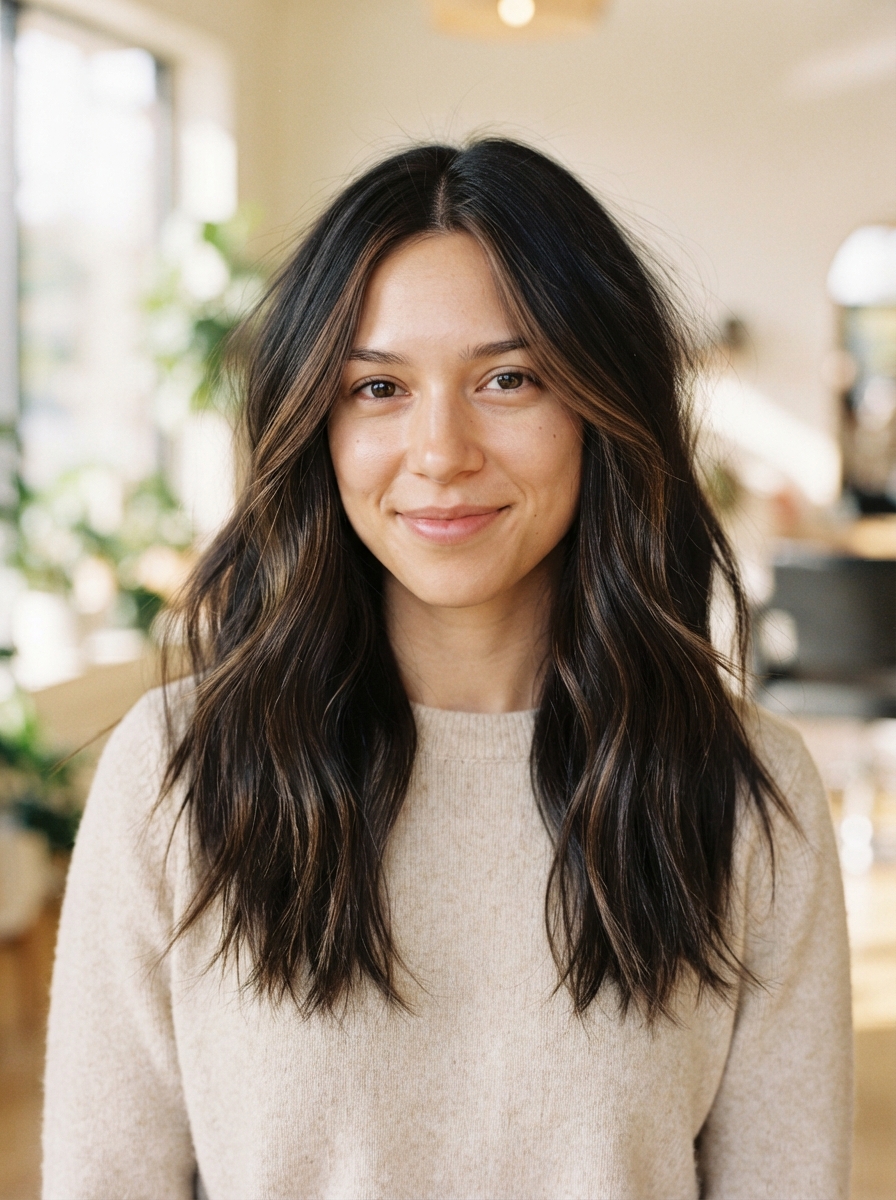 Face-frame-only espresso highlights