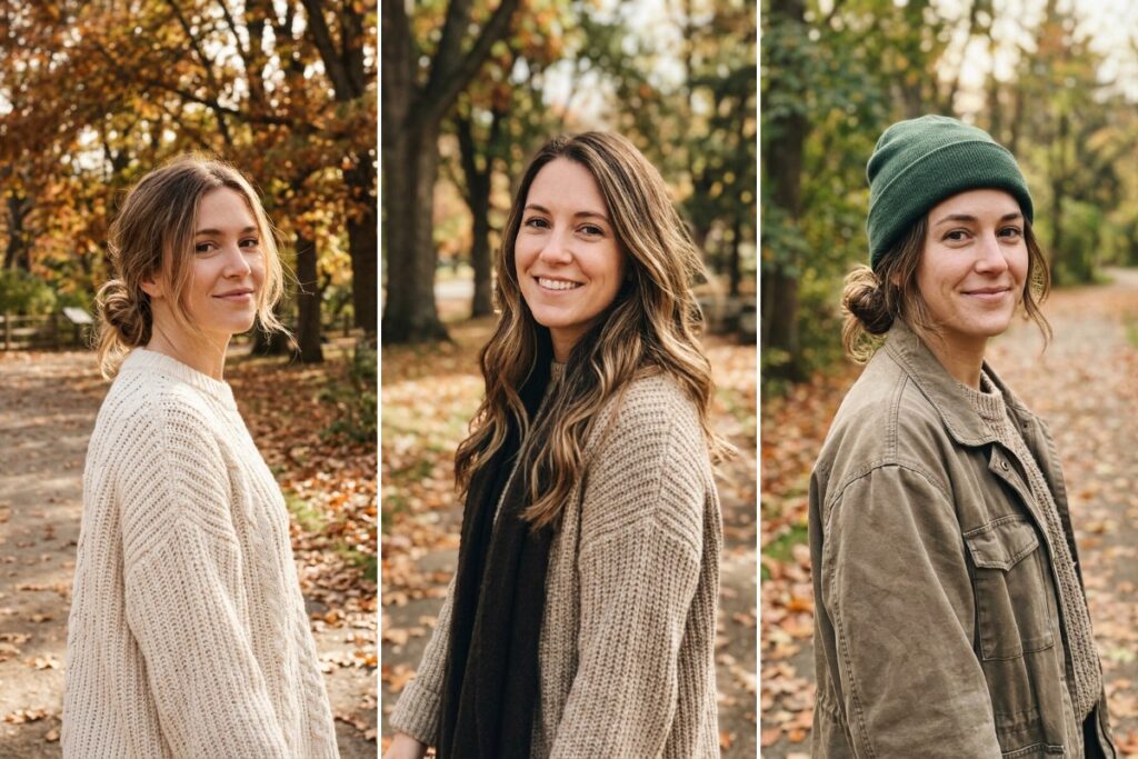 Fall Hairstyles and Hair Color Inspo, Plus Beanie Hairstyles for Cozy Days