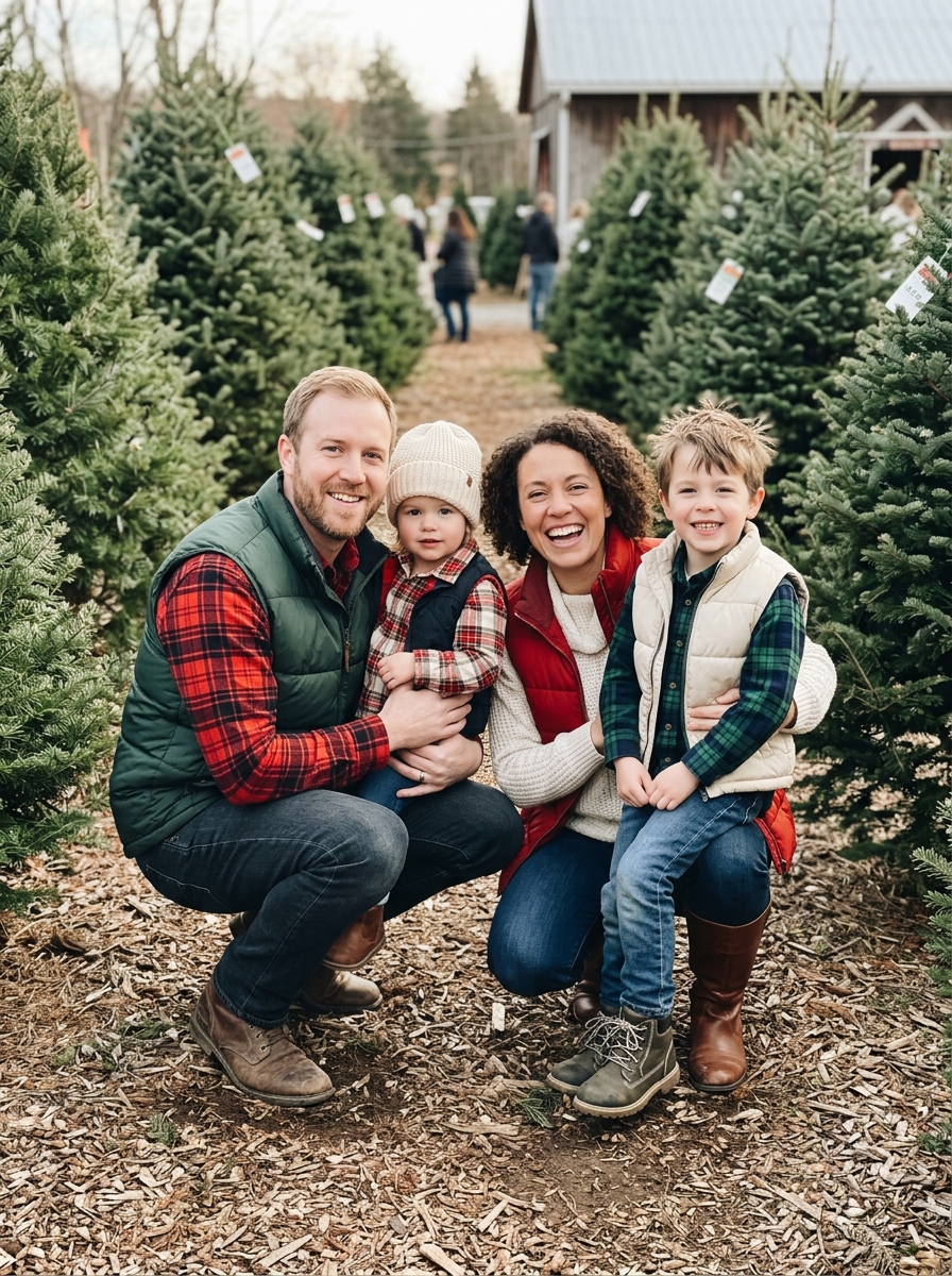 Christmas Tree Farm Look
