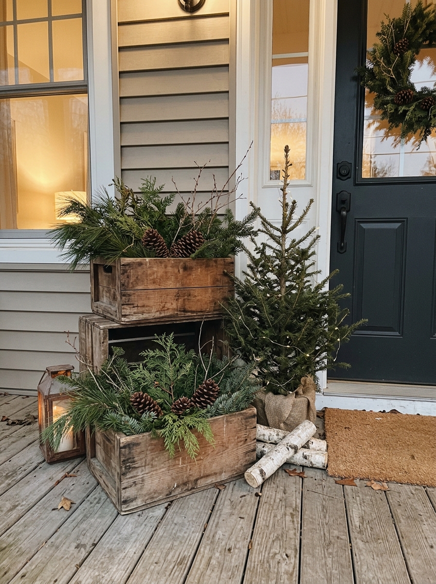 Rustic Crate Display